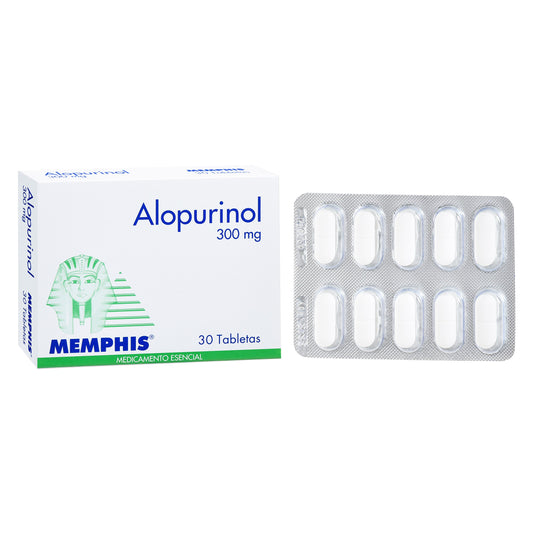 Alopurinol 300 Mg 30 Tabletas Mp