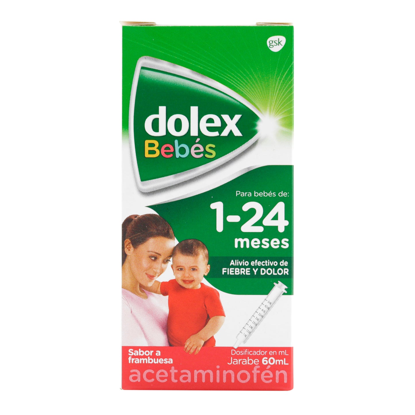 Dolex Jarabe Pediatrico Bebes 60 Ml 1-24 Meses