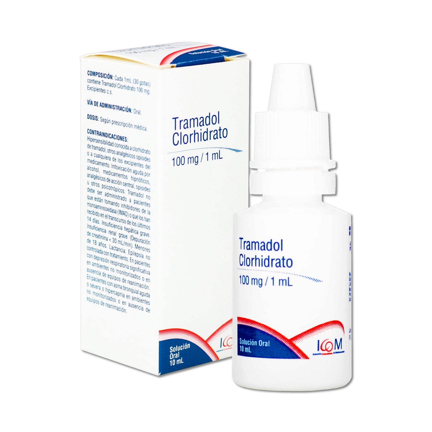 Tramadol 100 Mg Gotas 10 Ml Icom