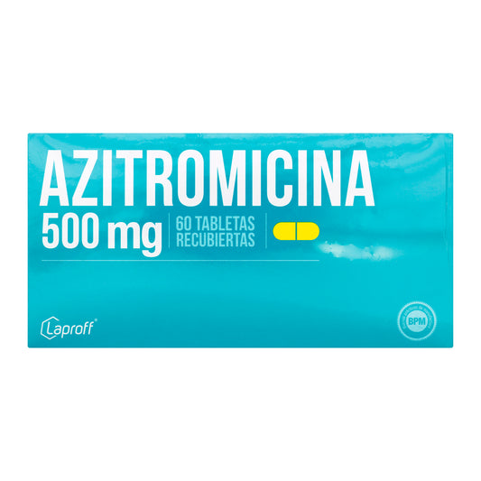 Azitromicina 500 Mg 3 Tabletas Lp