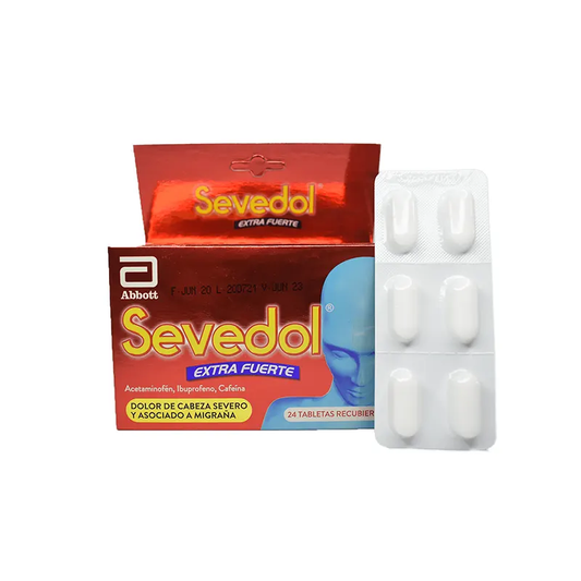 Sevedol Extra Fuerte 6 Tabletas