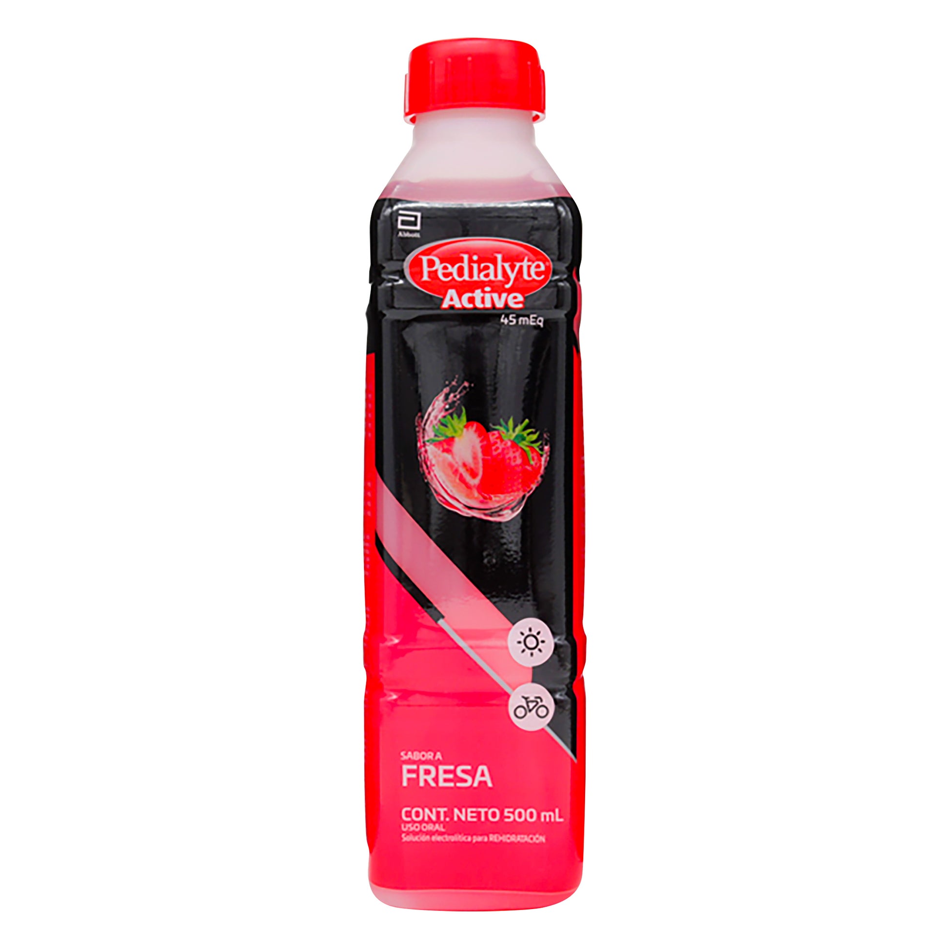 Suero Oral Pedialyte Con Zinc 45 Fresa 500 Ml