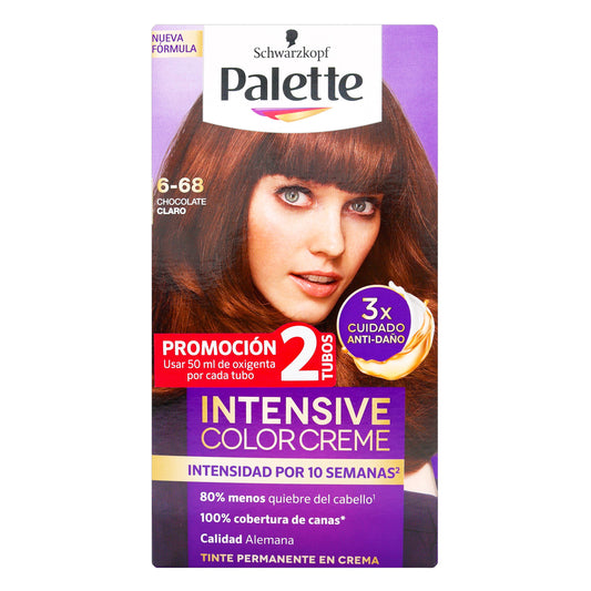 Tinte Palette Crem D.Tubo 6-68 Chocolate Claro