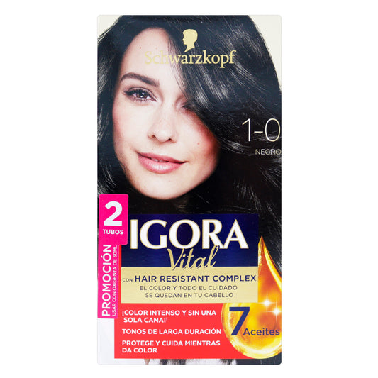 Tinte Igora Vital D.Tubo 1-0 Negro