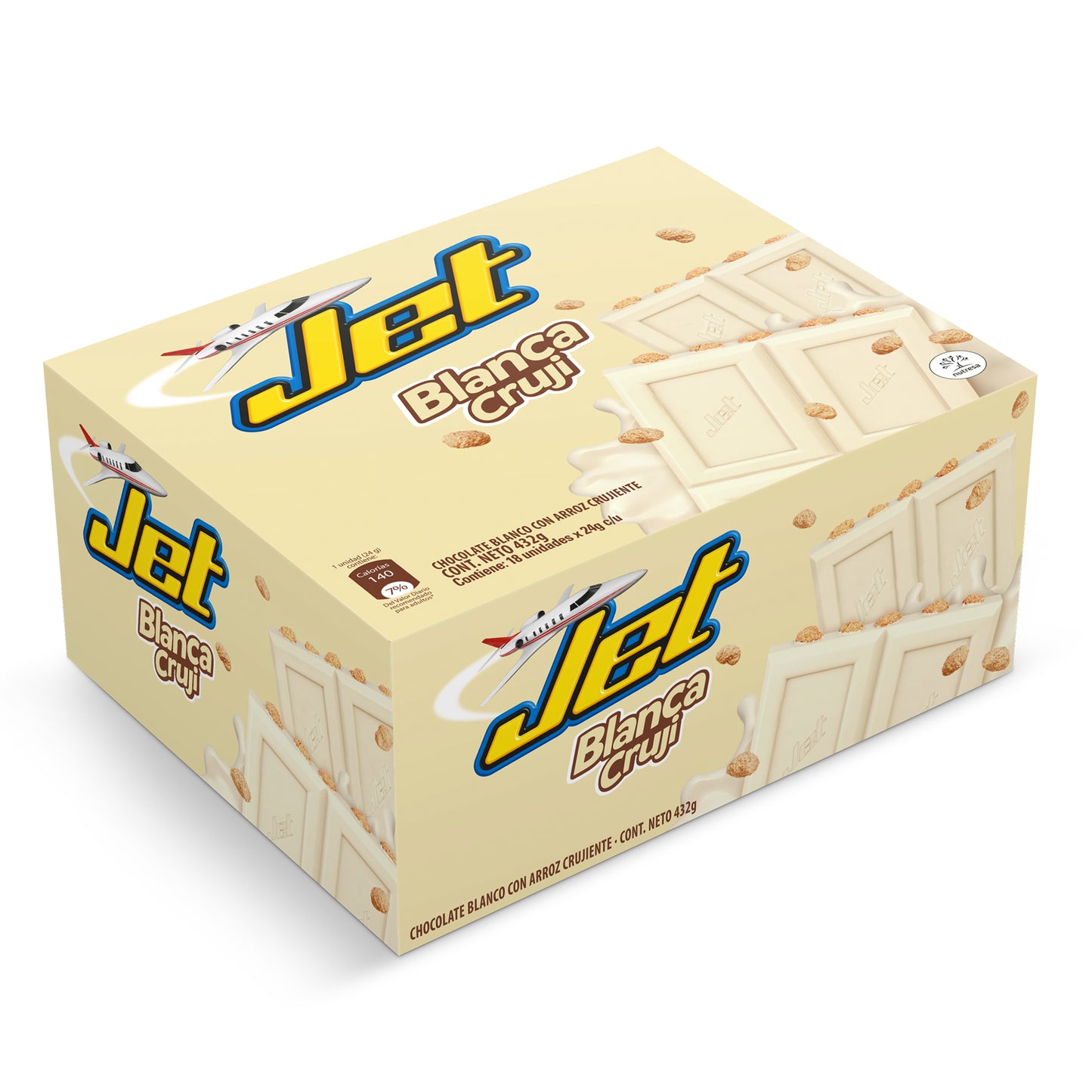Chocolatina Jet Blanca Unidad