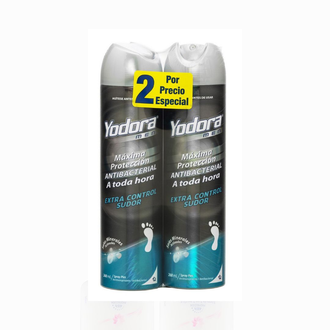 2 Spray Pies Yodora 260 Ml