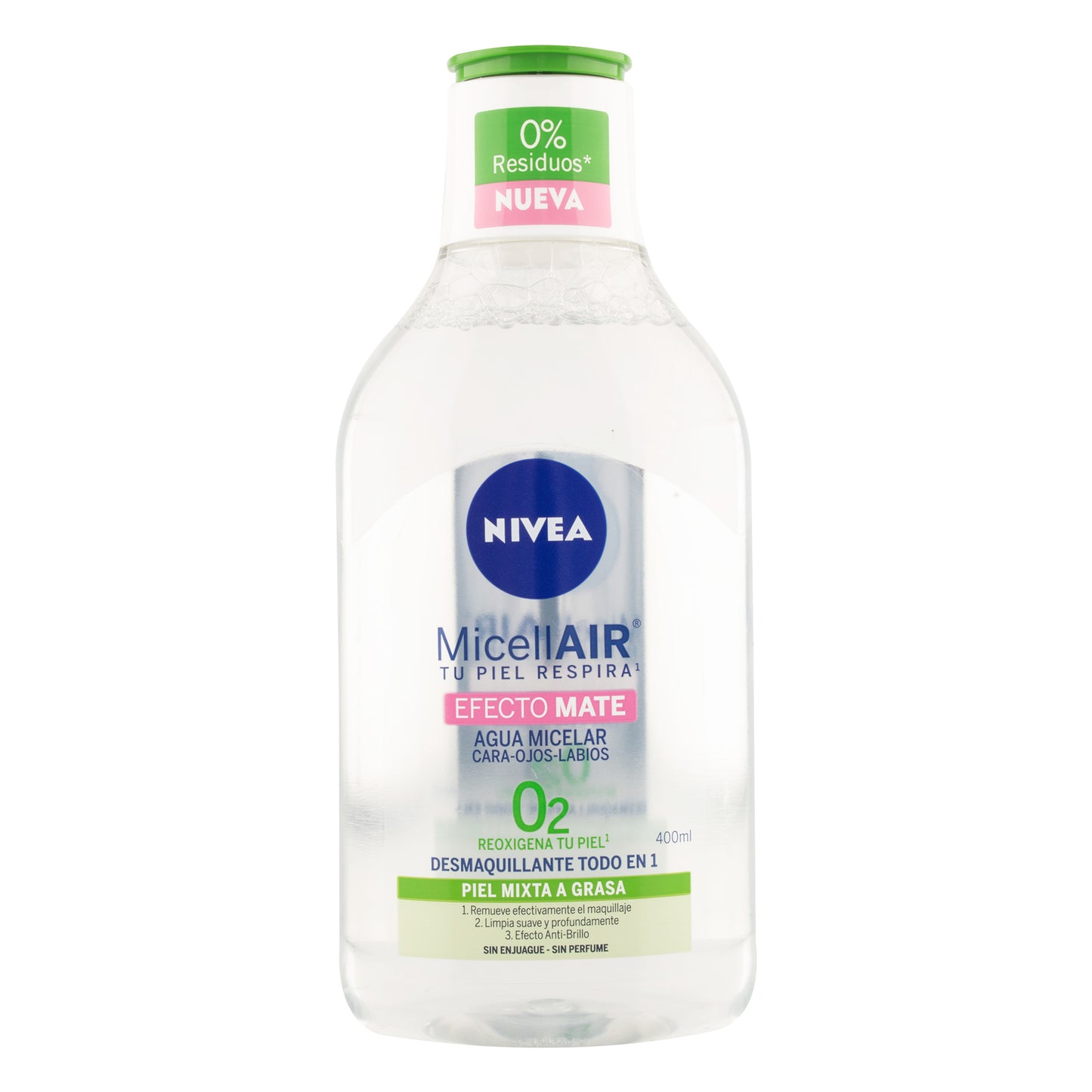 Agua Micelar Efecto Mate 400 Ml