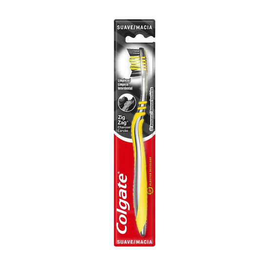 Cepillo Dental Colgate Zig Zag Suave Carbon