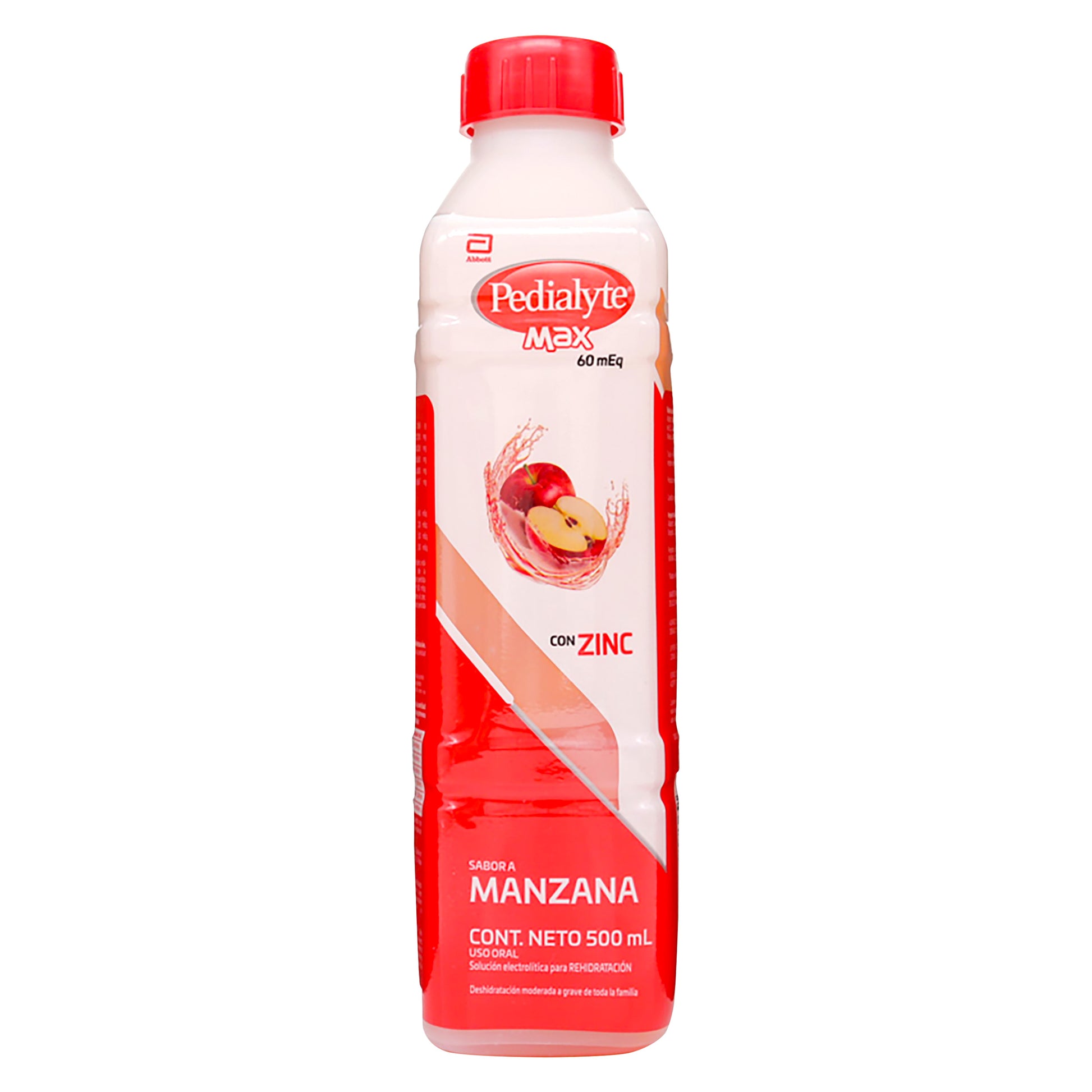 Suero Oral Pedialyte Con Zinc 60 Manzana 500 Ml