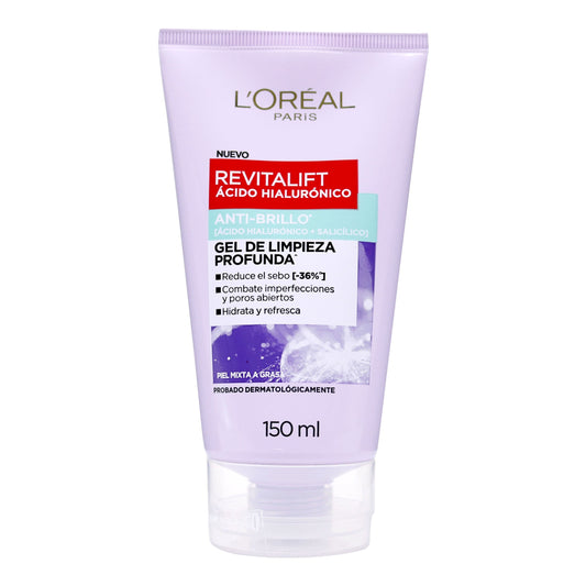 Gel Facial Loreal Revitalift Acido Hialuronico  150Ml