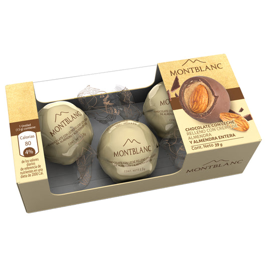 Bombones Montblanc Almendras 3 Unidades