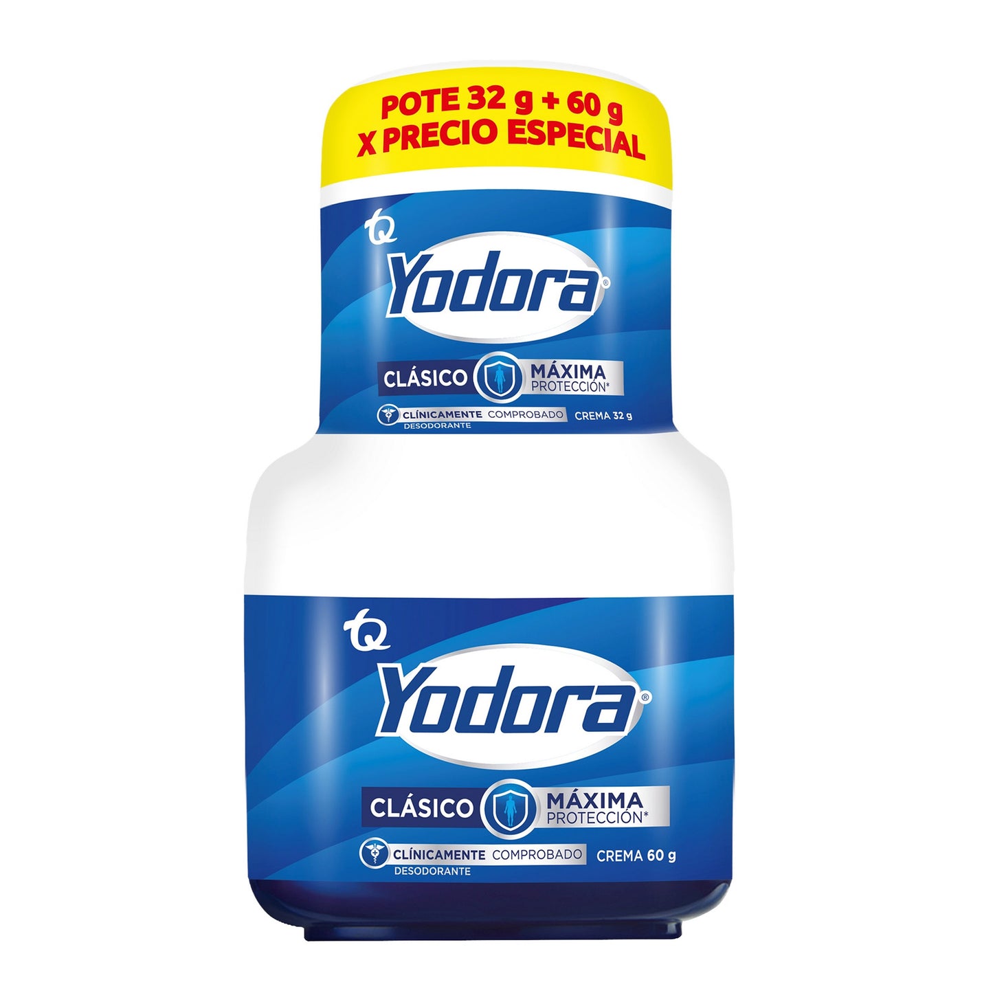 Desodorante Yodora Crema 60 Gr + 32 Gr