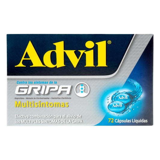 Advil Gripa 4 Capsulas