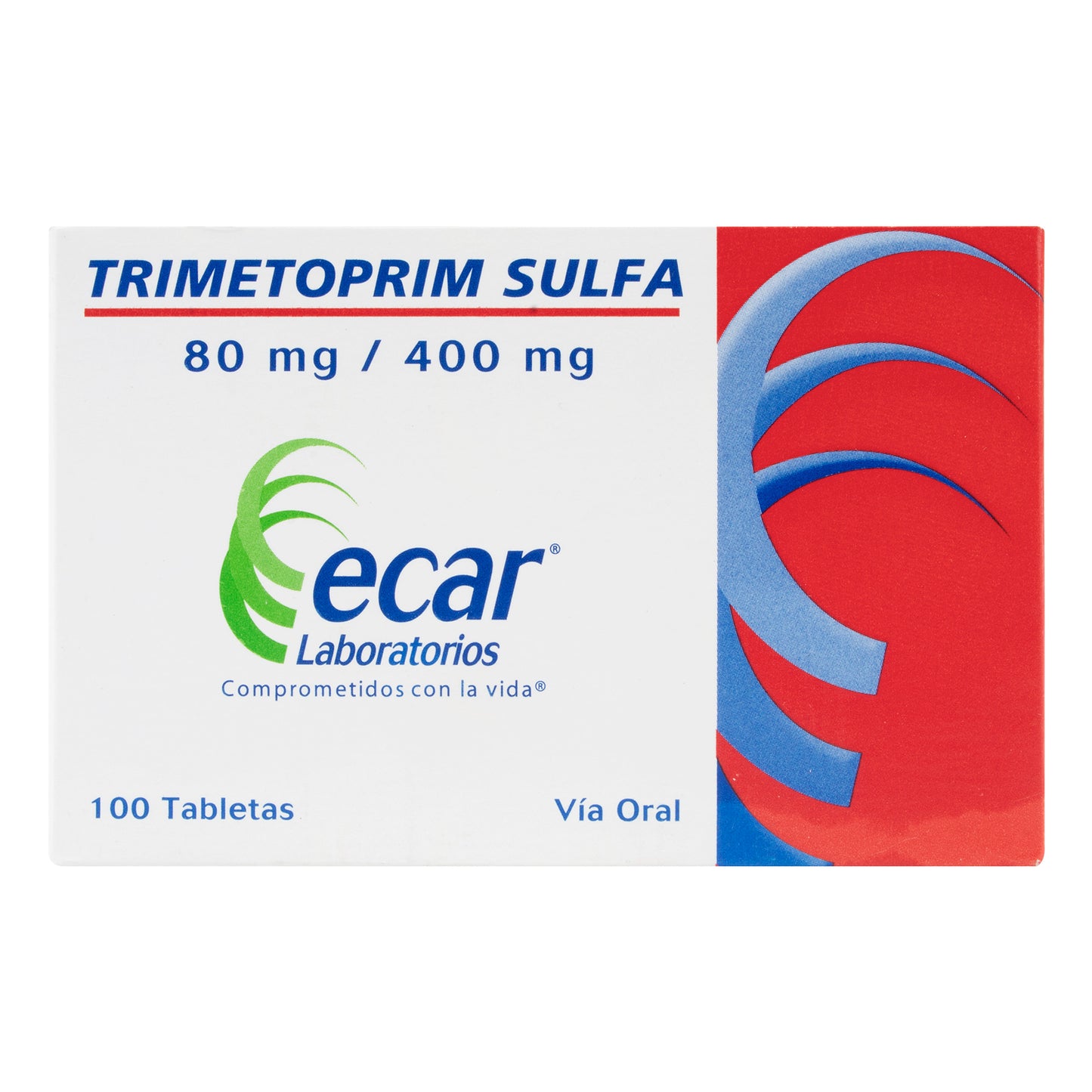 Trimetropin Sulfa80/400mg 10 Tabletas