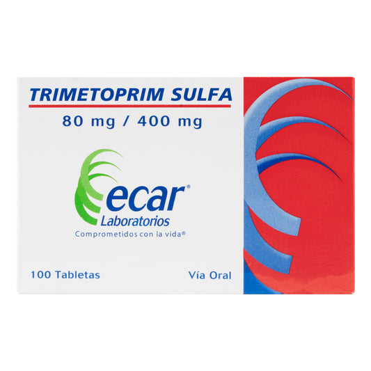 Trimetropin Sulfa80/400mg 10 Tabletas