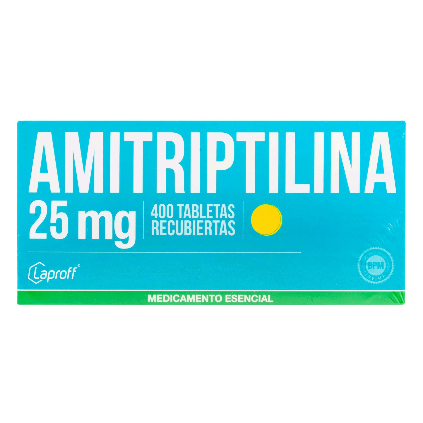 Amitriptilina 25 Mg 10 Tabletas Lp