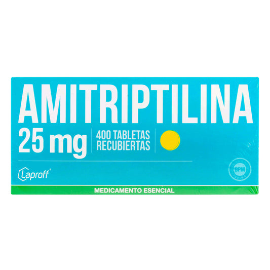 Amitriptilina 25 Mg 10 Tabletas Lp