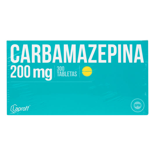 Carbamazepina 200 Mg 10 Tabletas Lp