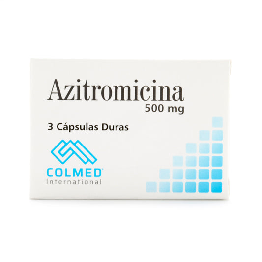 Azitromicina 500 Mg Caja 3 Capsulas Pc