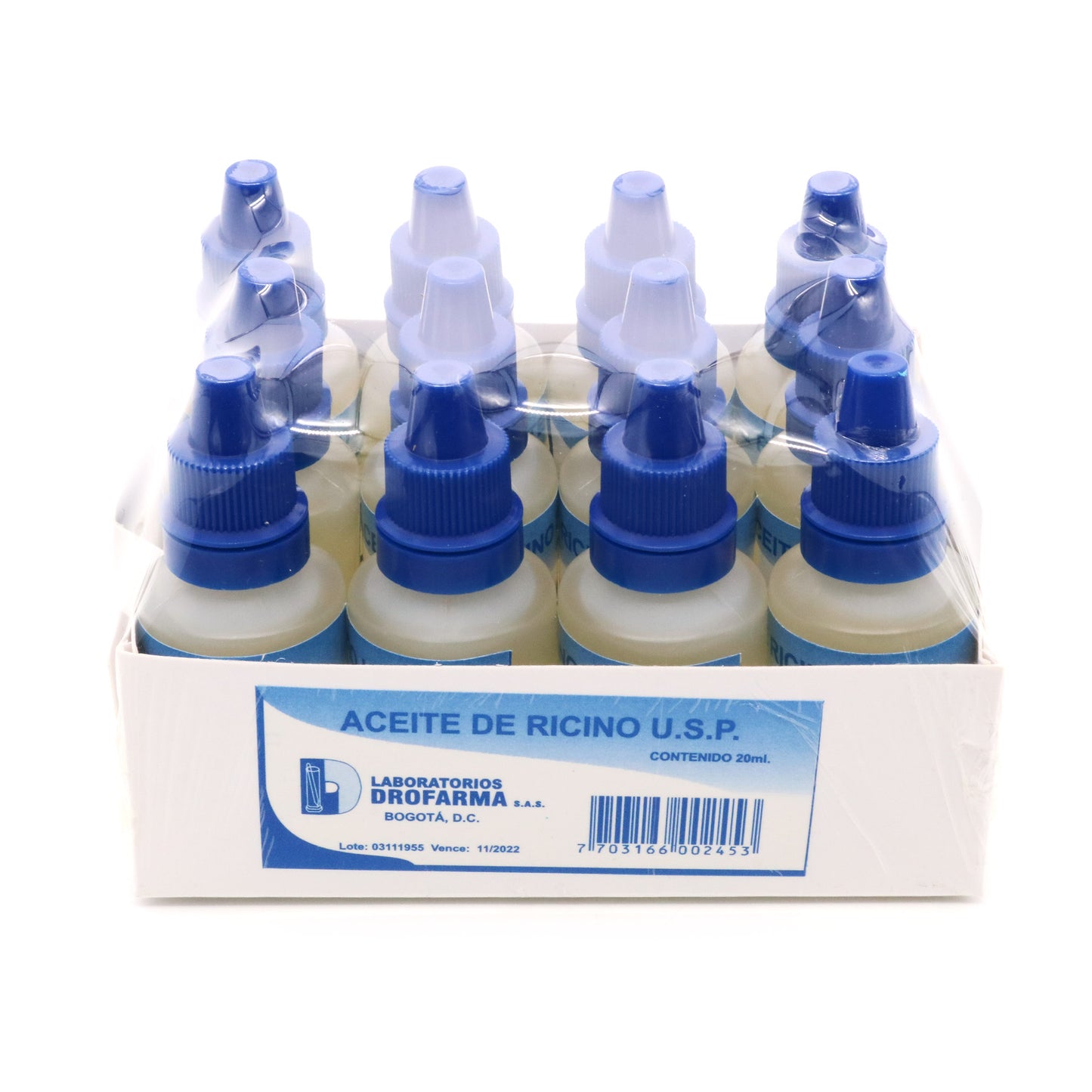 Aceite De Ricino 20 Ml Drofarma