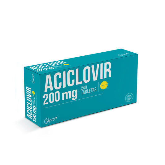 Aciclovir 200 Mg 8 Tabletas Lp
