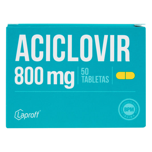 Aciclovir 800 Mg 10 Tabletas Lp