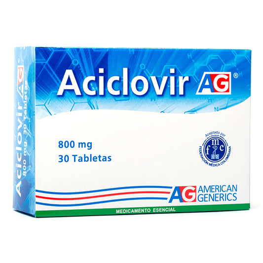 Aciclovir 800 Mg 10 Tbs Ag