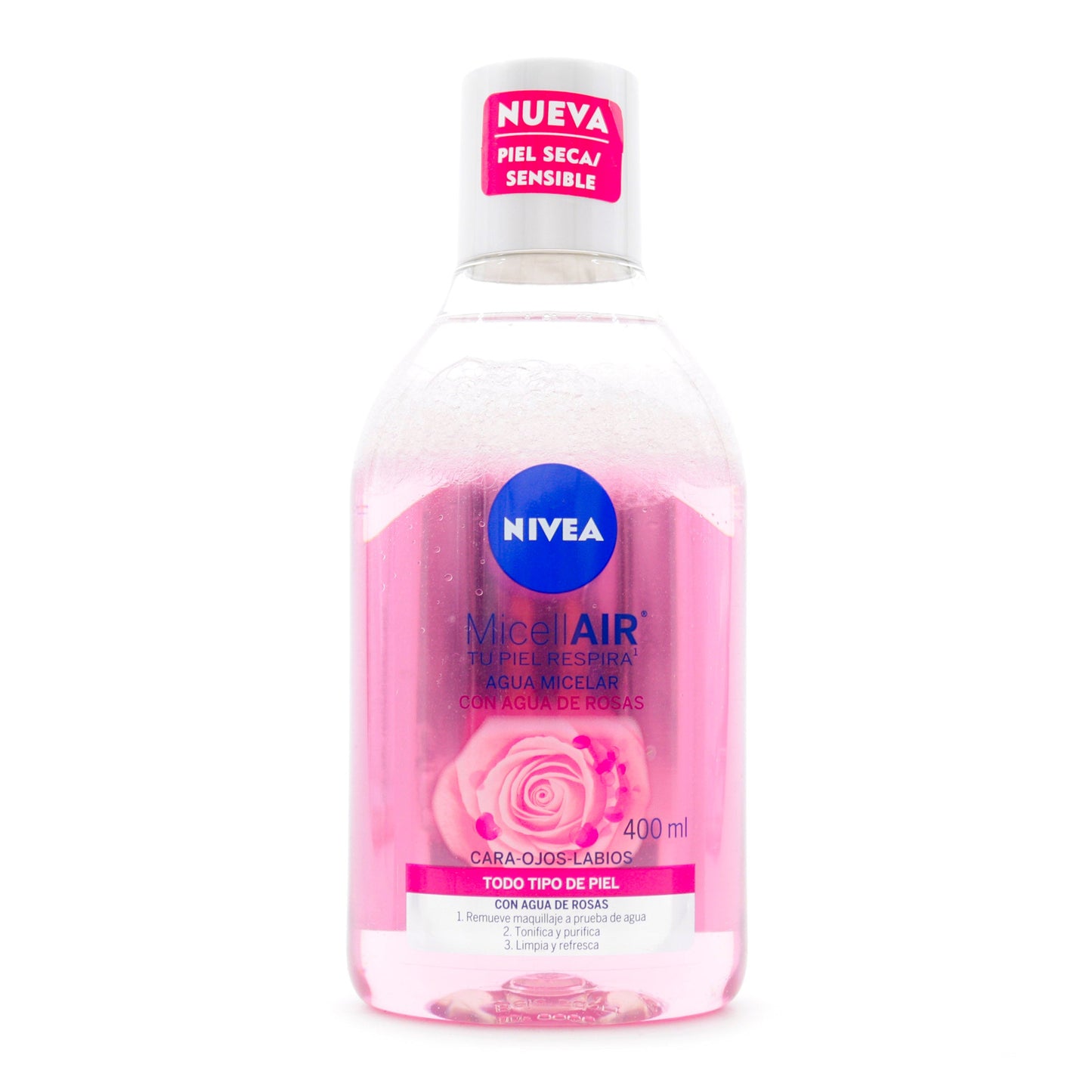 Agua Micelar Nivea Facial Rosas 400ml
