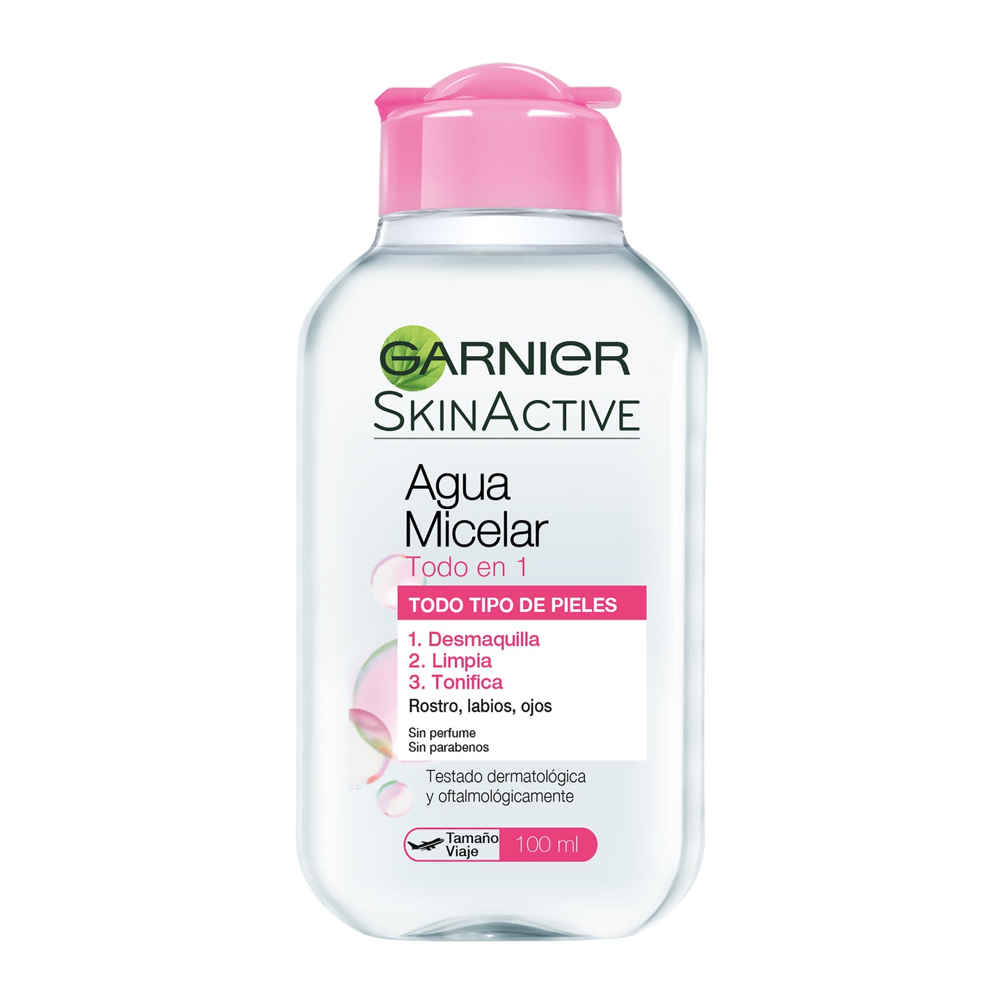 Agua Micelar Garnier Skin Active Todo En 1 100ml