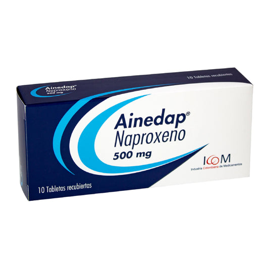 Ainedap Naproxeno 500 Mg 10 Tbs Icom