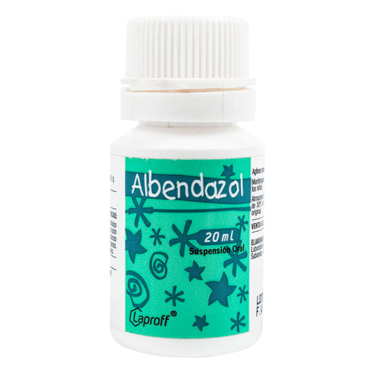 Albendazol Suspension 20 Ml Lp
