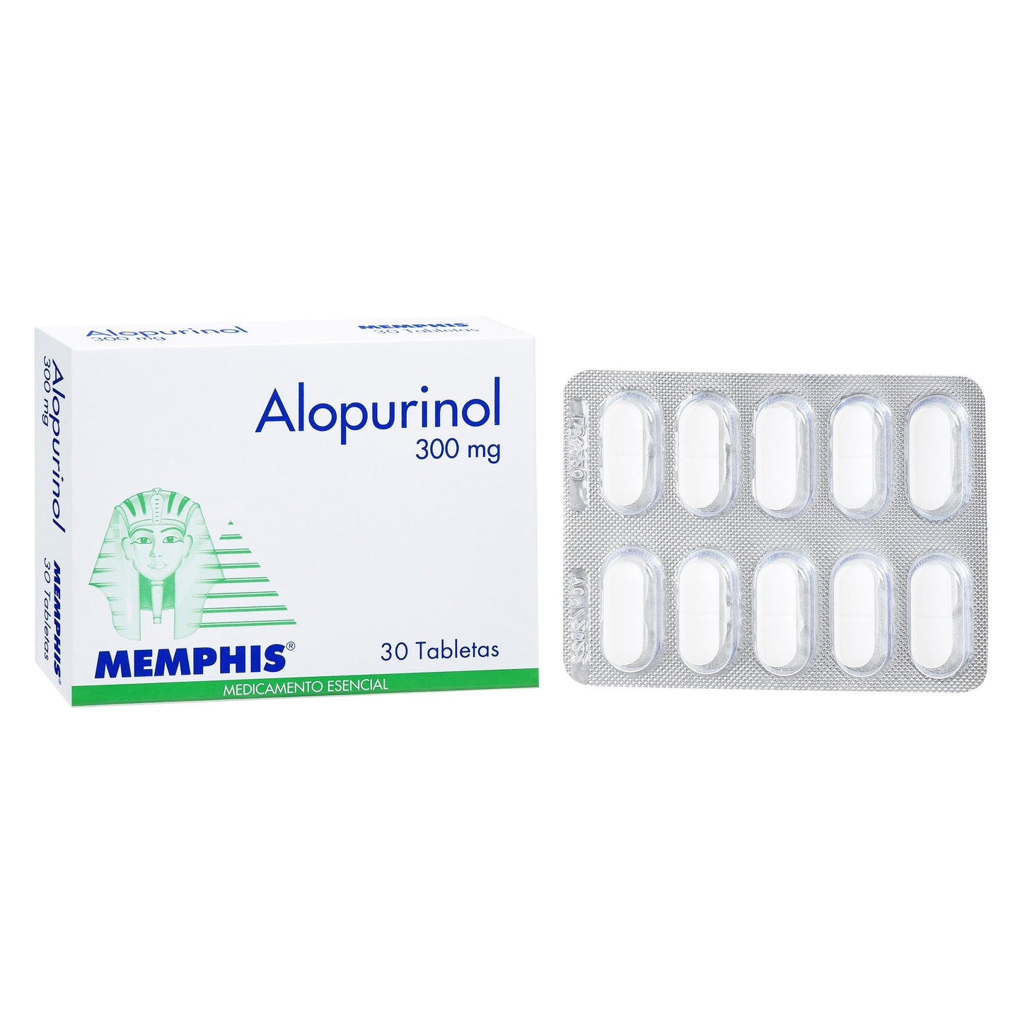 Alopurinol 300 Mg 30 Tabletas Mp