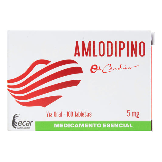 Amlodipino 5 Mg 10 Tabletas Ec