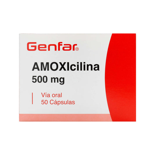 Amoxicilina 500 Mg 10 Capsulas Gf