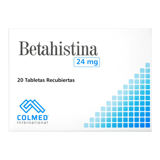 Betahistina 24 Mg 20 Tabletas