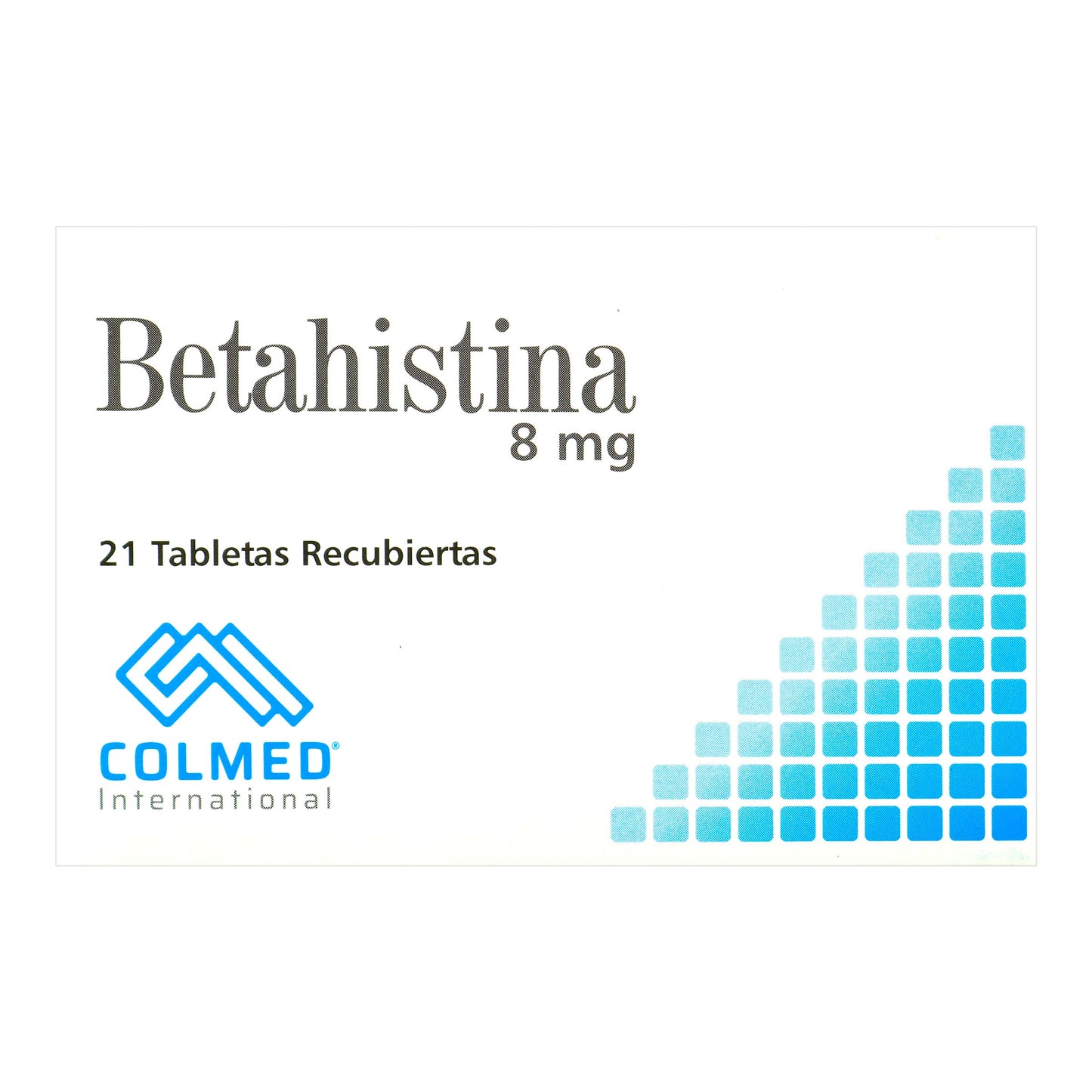 Betahistina 8 Mg 21 Tabletas Pc