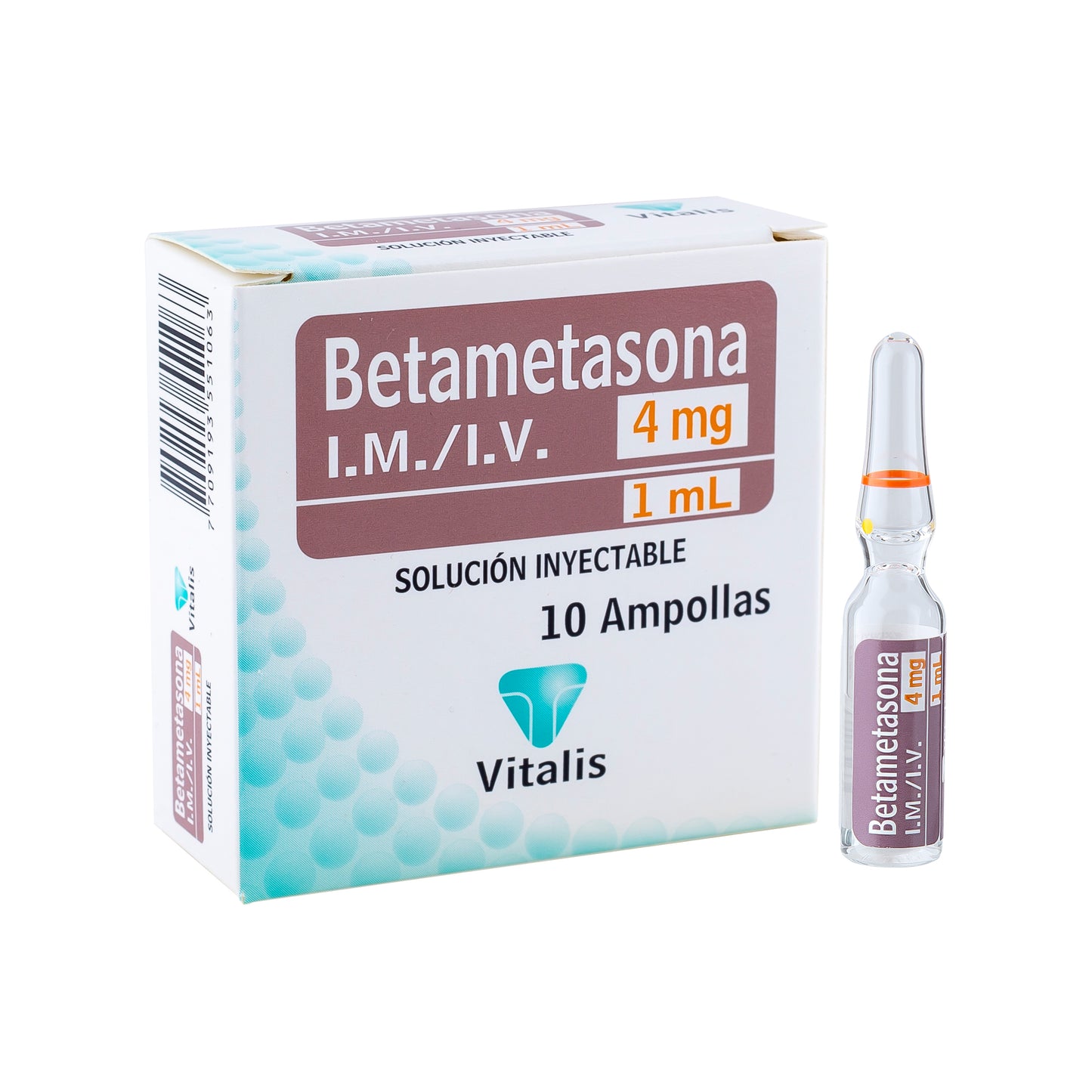 Betametasona 4 Mg/1 Ml Ampollas Vt