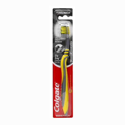 Cepillo Dental Colgate Zig Zag Suave Carbon