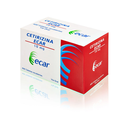 Cetirizina 10 Mg 10 Tabletas Ec