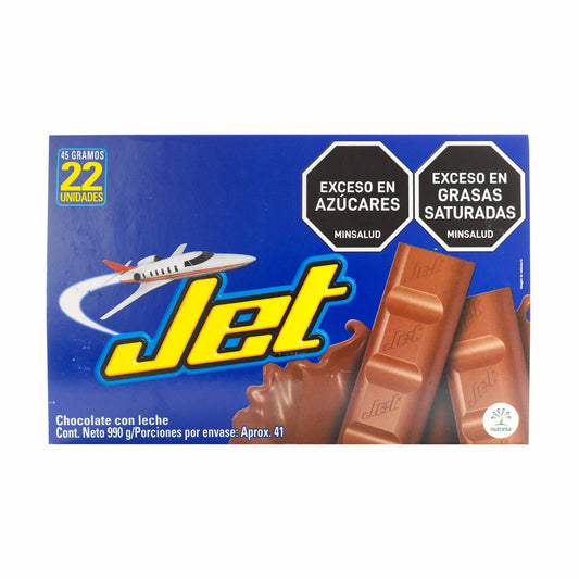 Chocolatina Jet Leche 45 Gr