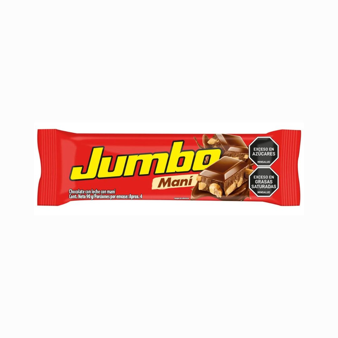 Chocolatina Jumbo Mani 90 Gr