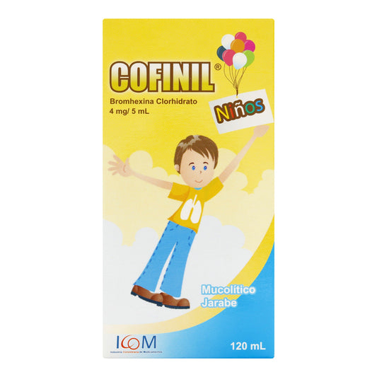 Cofinil 4 Mg Ninos Jarabe 120 Ml Icom