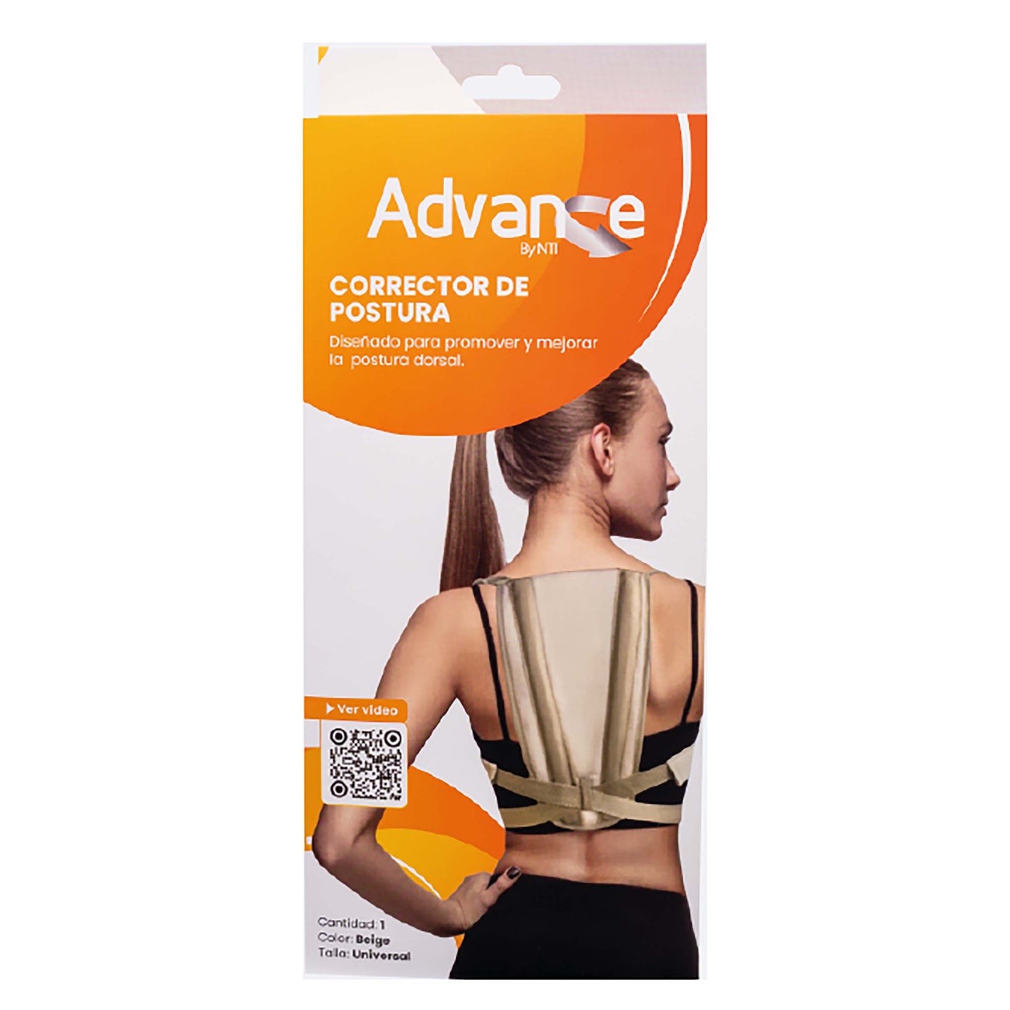 Corrector De Postura Ortopedico Advance Nti