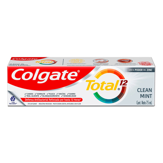 Crema Dental Colgate Total 12 Horas 75 Ml
