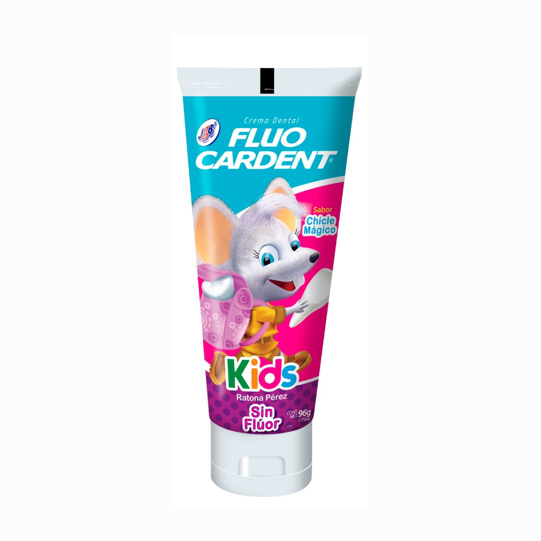 Crema Dental Fluoc Kids Sin Fluor Raton 96 Gr