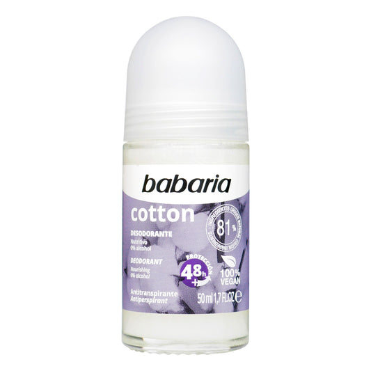 Desodorante Babaria Rollon Algodon 50 Ml