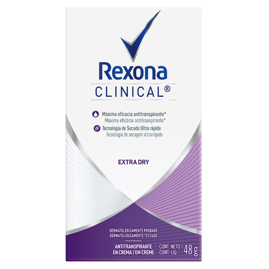 Desodorante Rexona Clini Solid Extra Dry 48 Gr Women
