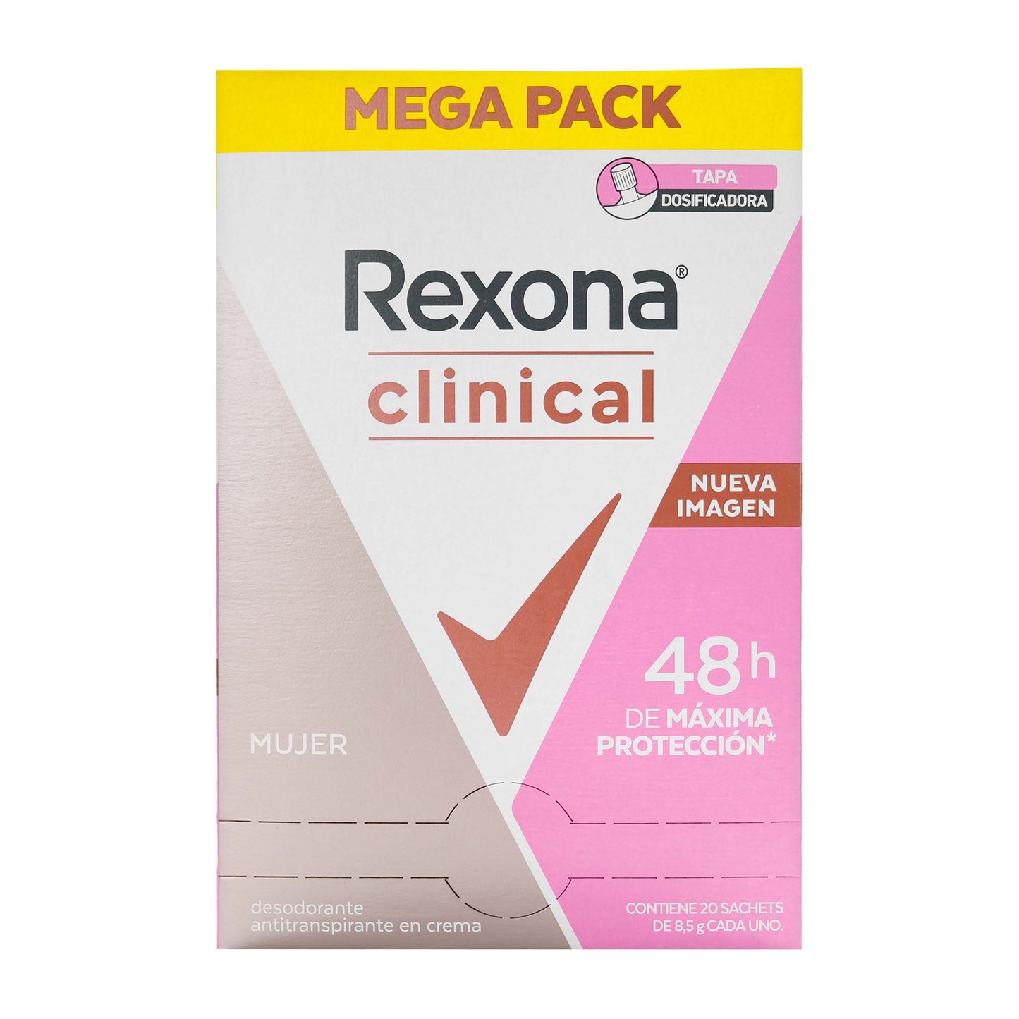 Desodorante Rexona Clinical Classic 8.5gr Women Sobre
