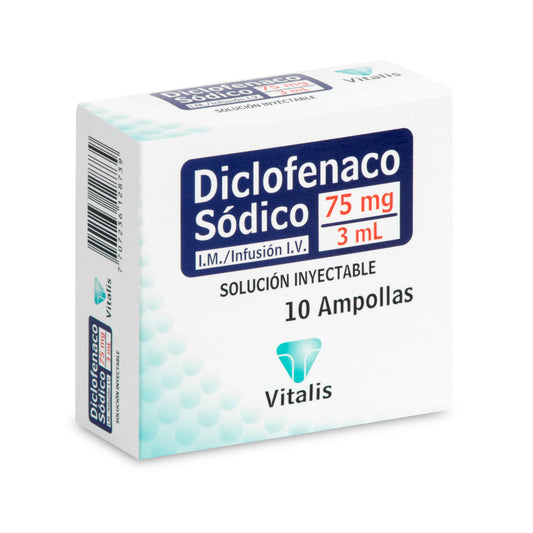 Diclofenaco 75 Mg/3 Mlampolla Vt