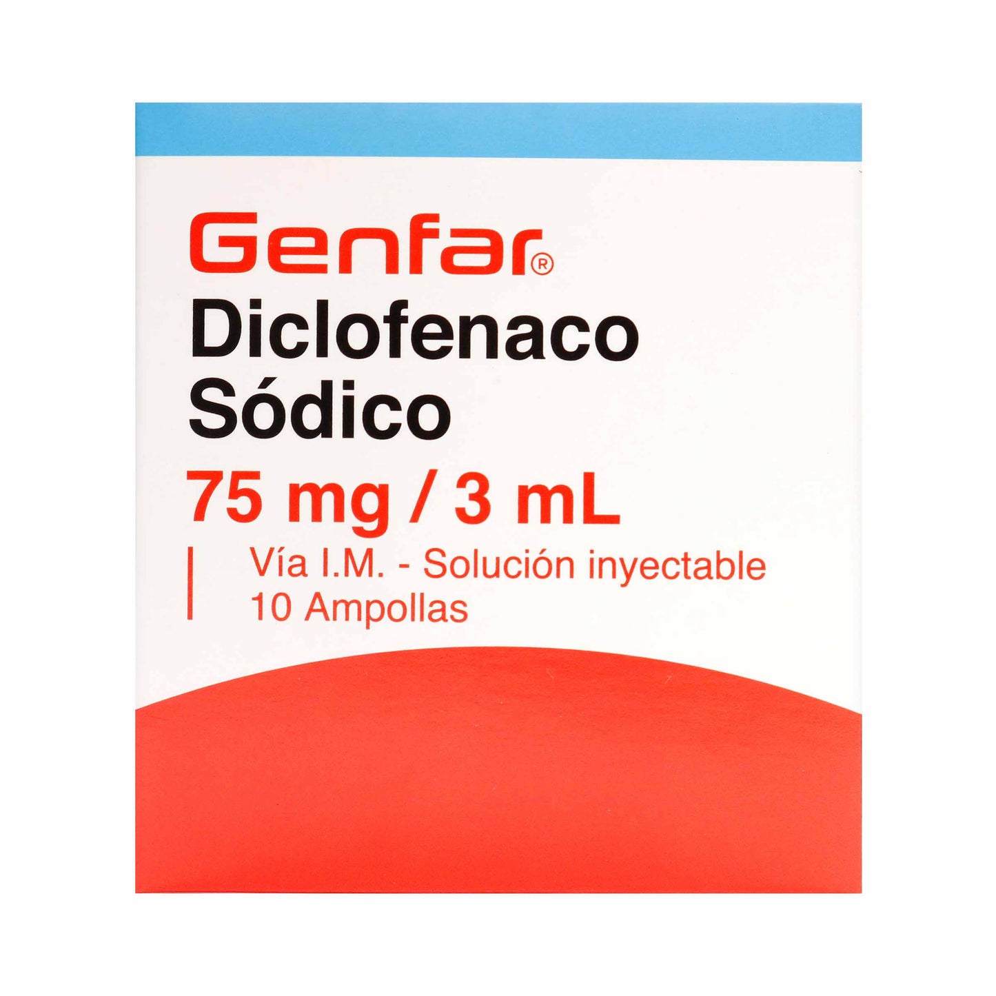 Diclofenaco 75 Mg Ampolla Gf